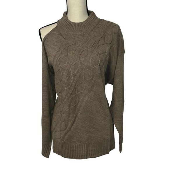 NY&Co Cable-Knit Cut-Out Pullover Sweater - Picture 2 of 12